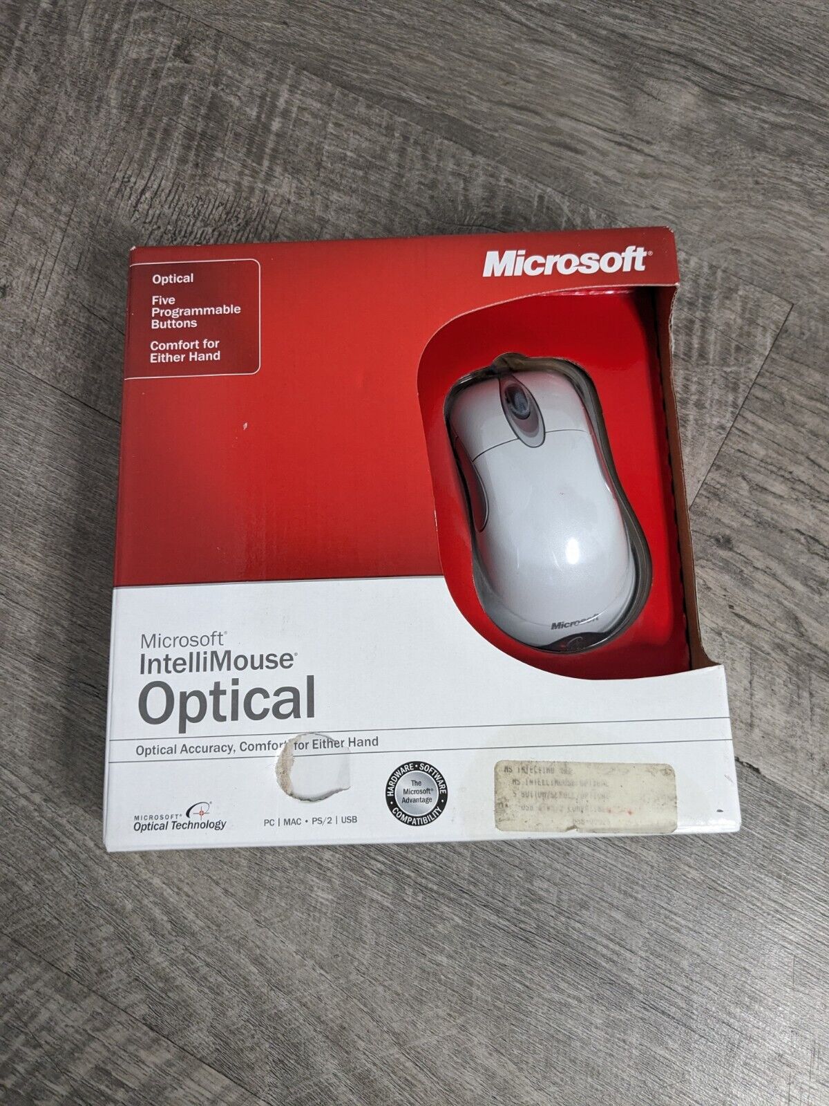 Microsoft IntelliMouse Optical PC MC USB D58-00026 With Original Box