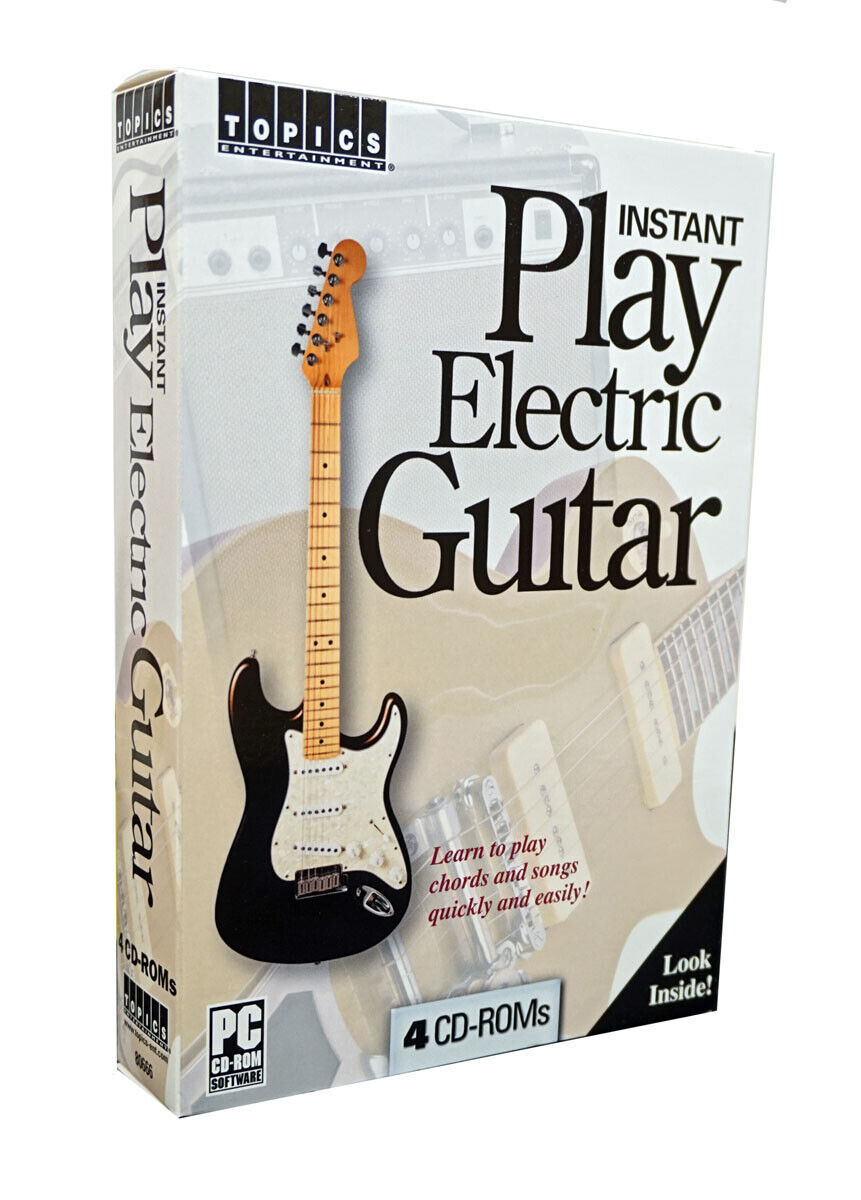 Learn how to play ELECTRIC GUITAR (4 Beginner Instructional CDs)