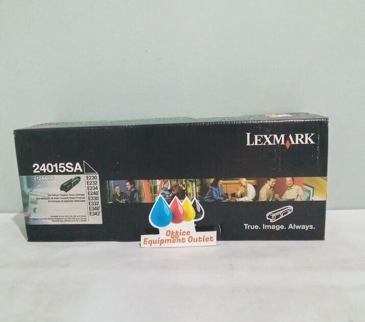 Lexmark 24015SA Black Return Program Toner Cartridge