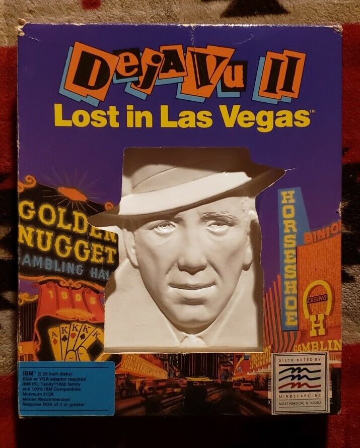 DejaVu II Lost In Las Vegas Award Winning Series IBM PC 5.25 Floppy