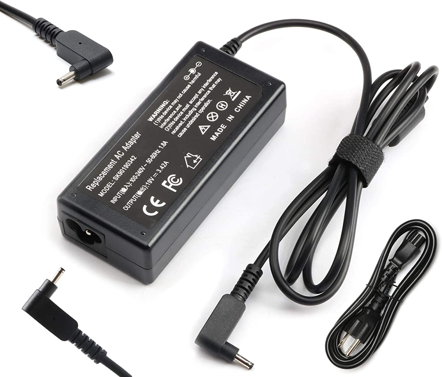 65W Acer Laptop Charger for Acer Aspire 5 Chromebook C720 N15Q9 N15Q8 C720P C74