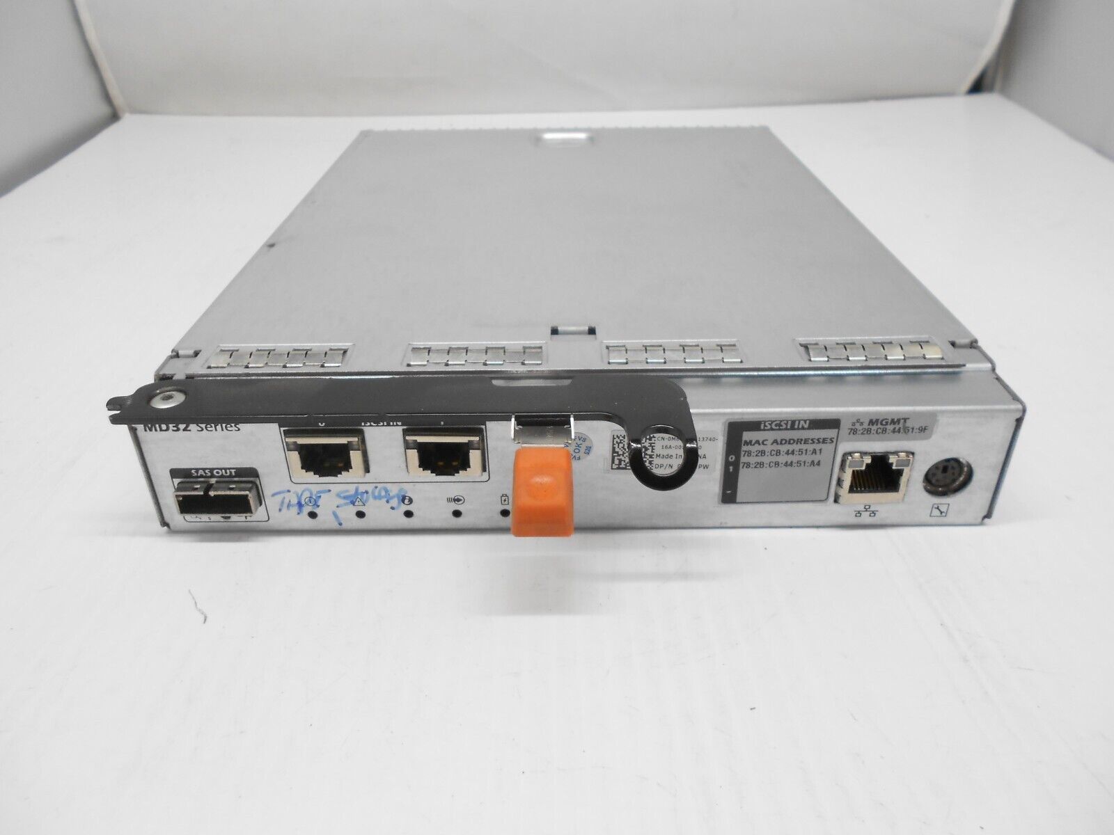 Dell M6WPW PowerVault MD3600i MD3620i 10Gb ISCSI Controller No Cache