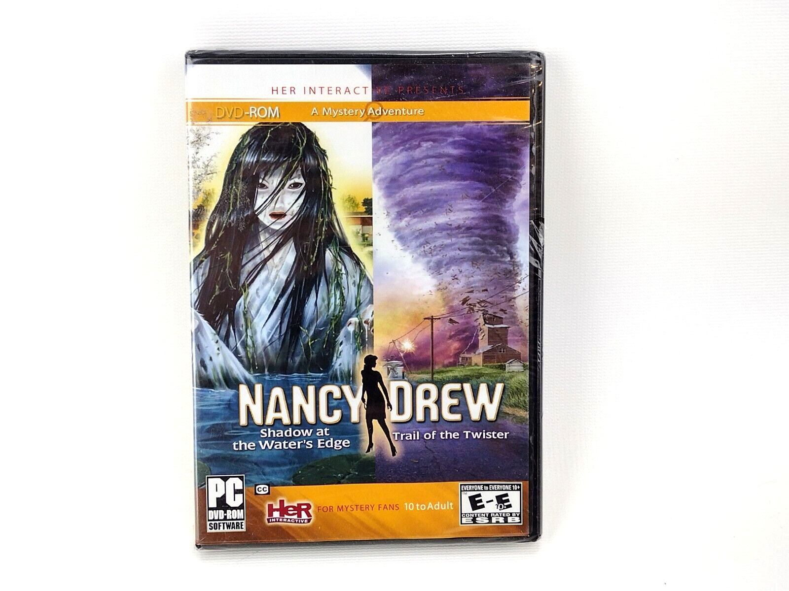 Nancy Drew Shadow at the Water\'s Edge, Trail of the Twister PC DVD-ROM NEW