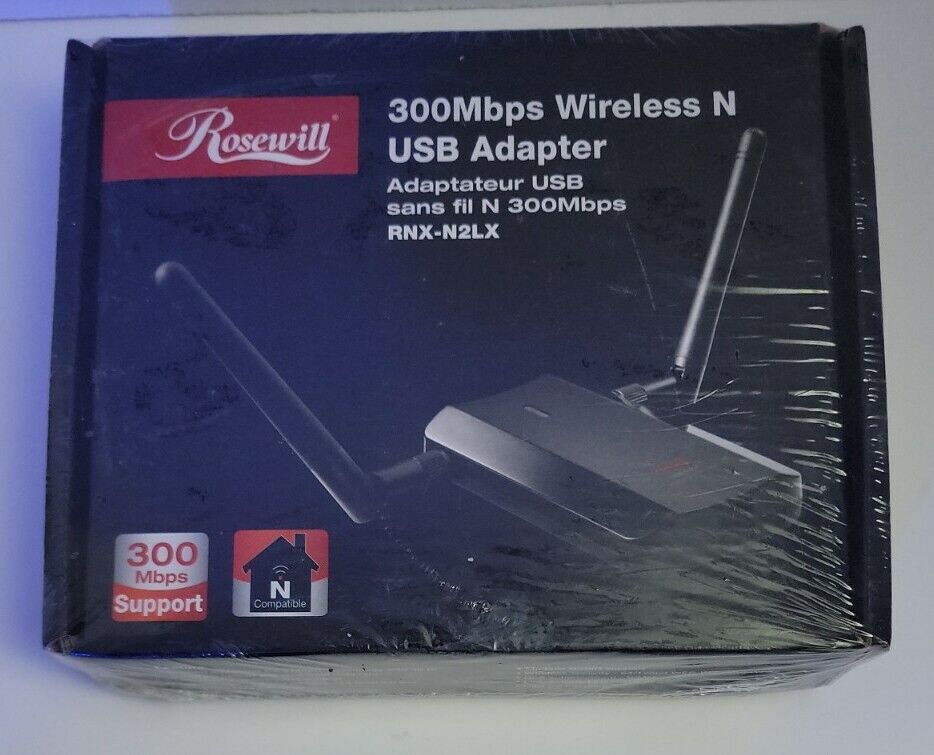 Rosewill RNX-N2LX Wireless N 300Mbps USB Adapter.