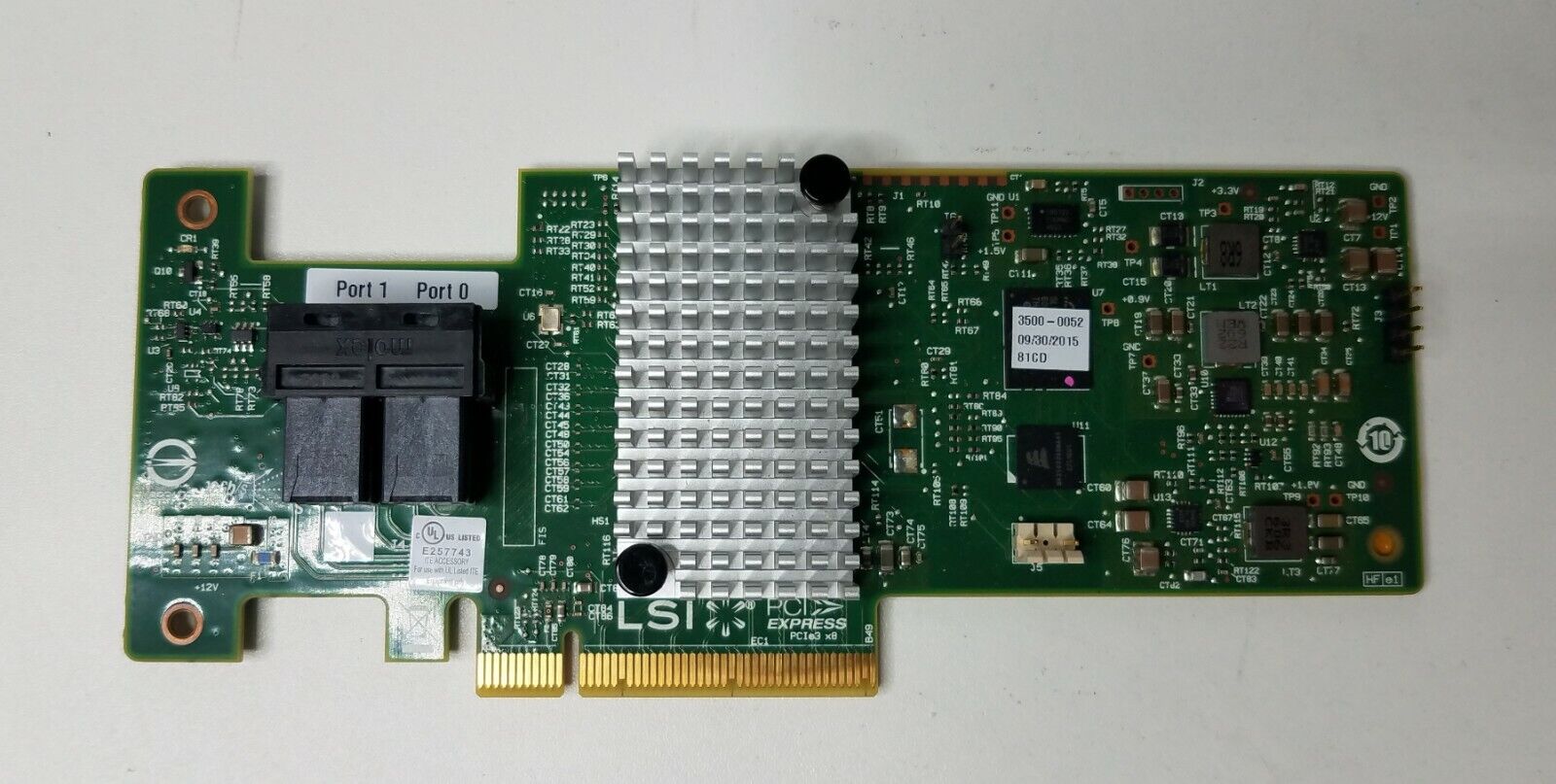 Lenovo IBM ServeRAID M1215 LSI SAS9340-8i HBA NO BRACKET 12Gb SAS 6Gb SATA