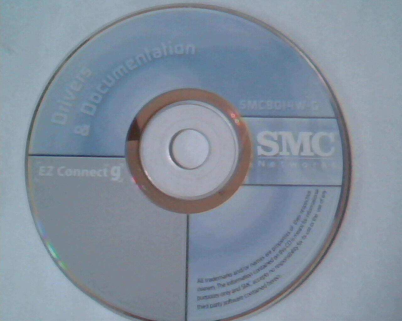CD SMC Networks Drivers and Documentation SMC8014W-G EZ connect g