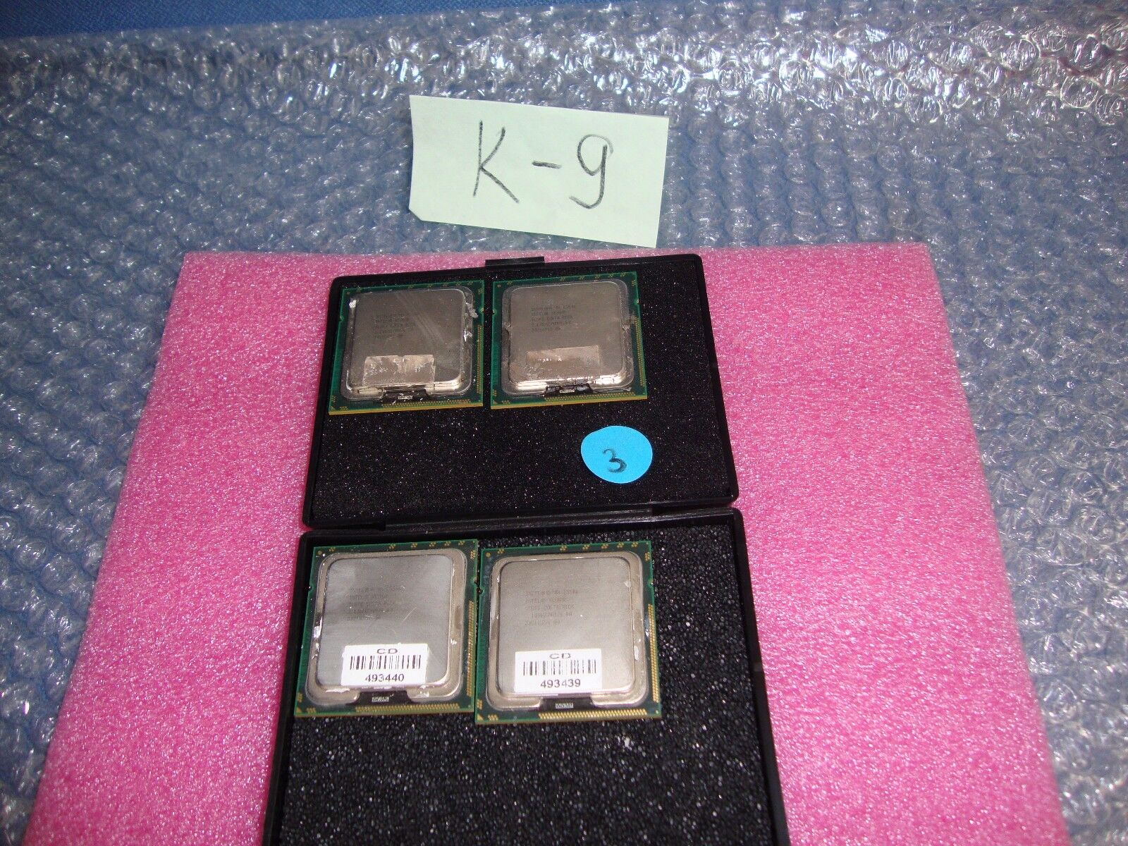 Lot of 4 Intel SLBF8  2.13 GHz  INTEL XEON PROCESSORS 