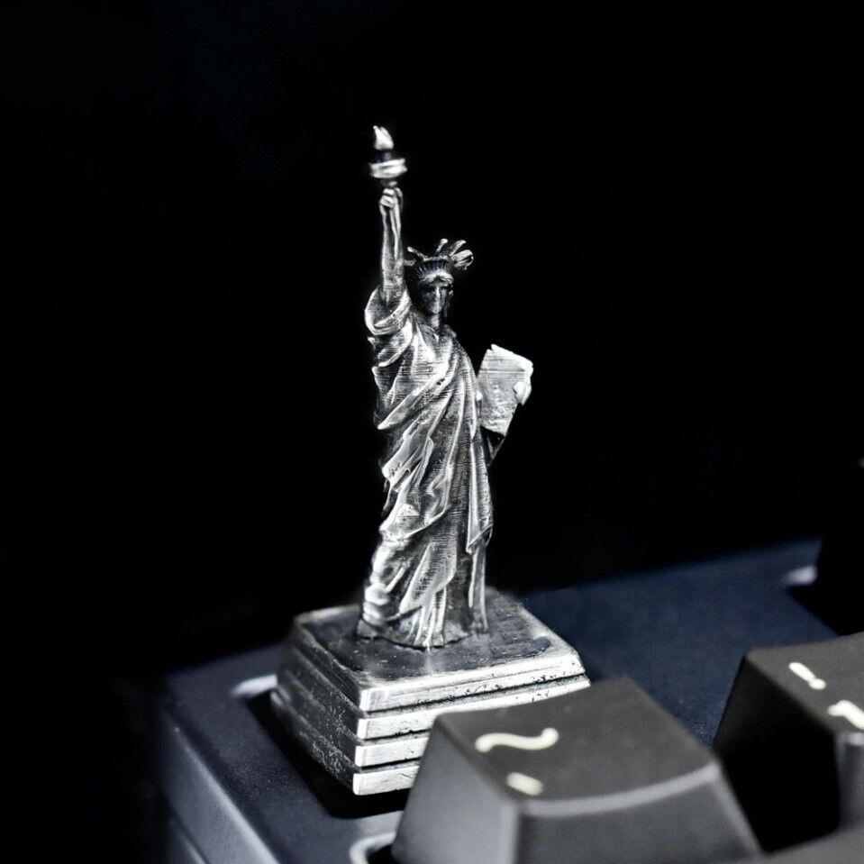 ESC Keycap: Statue of Liberty Design - Premium Craftsmanship - Silver Material