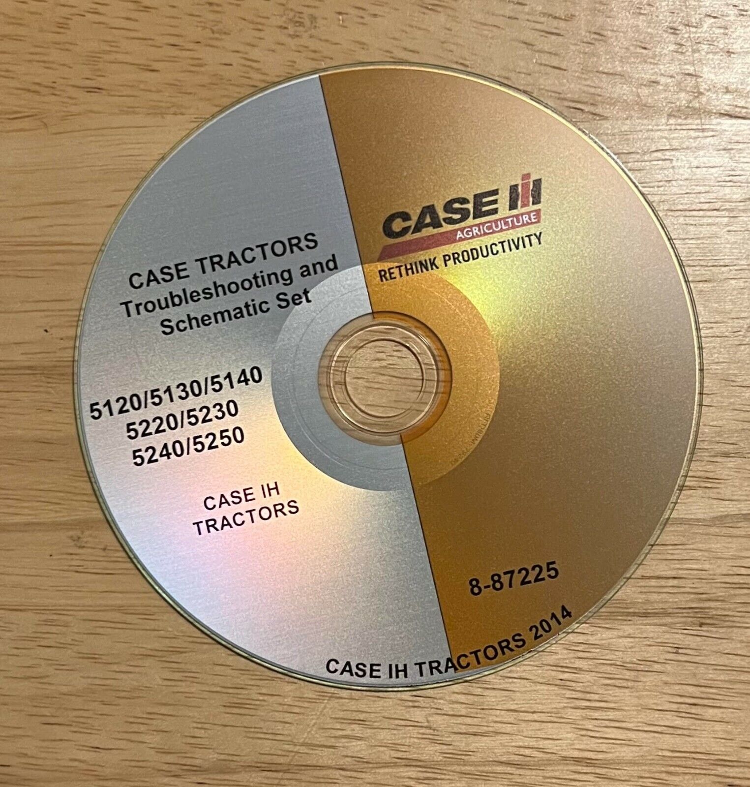 CASE 5120 5130 5140 5220 5230 5240 5250 MAXXUM TRACTOR TROUBLESHOOTING MANUAL CD