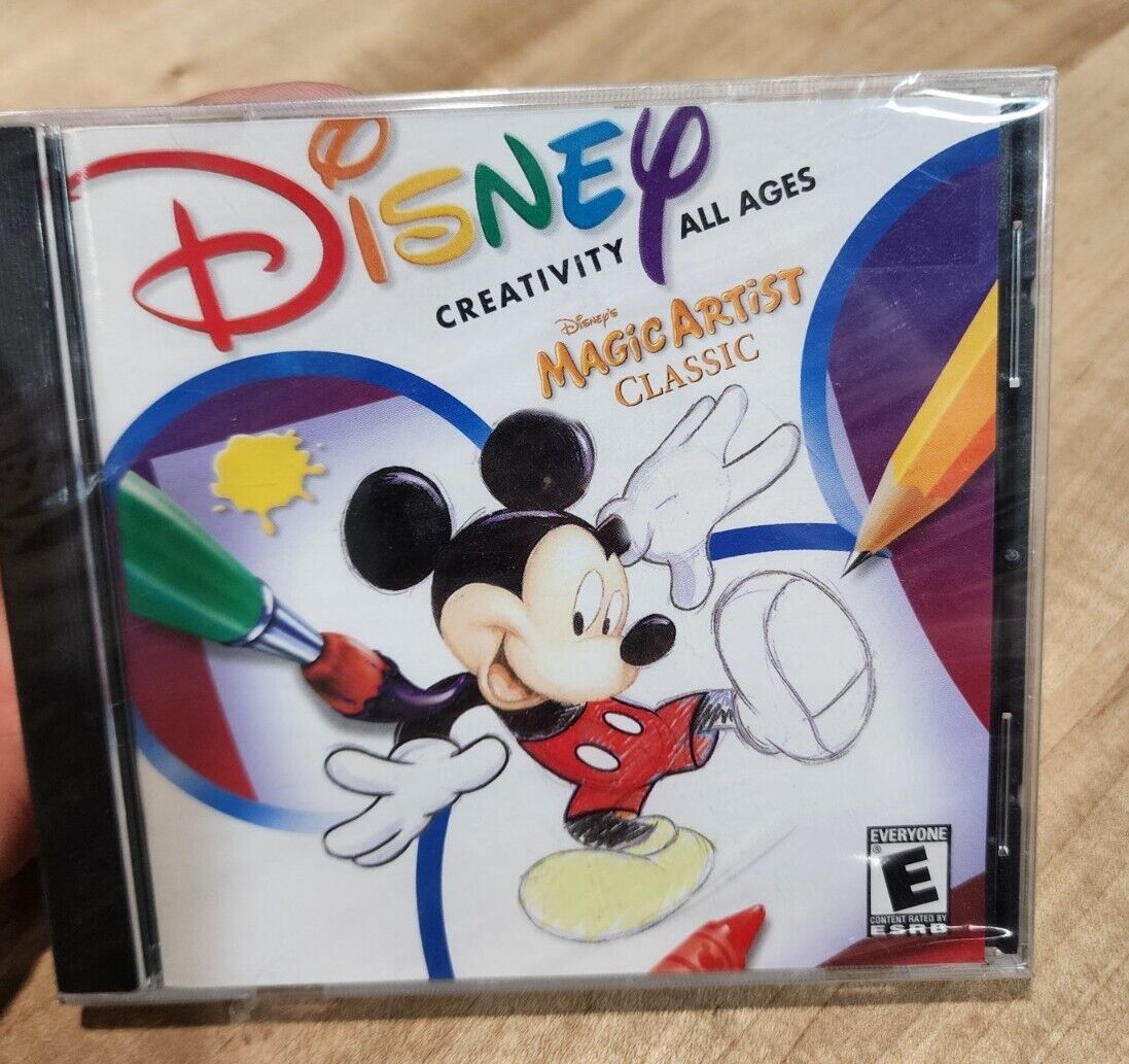 VTG Disney Creativity: Magic Artist Classic (PC, 1997, Windows/ Mac) SEALED New