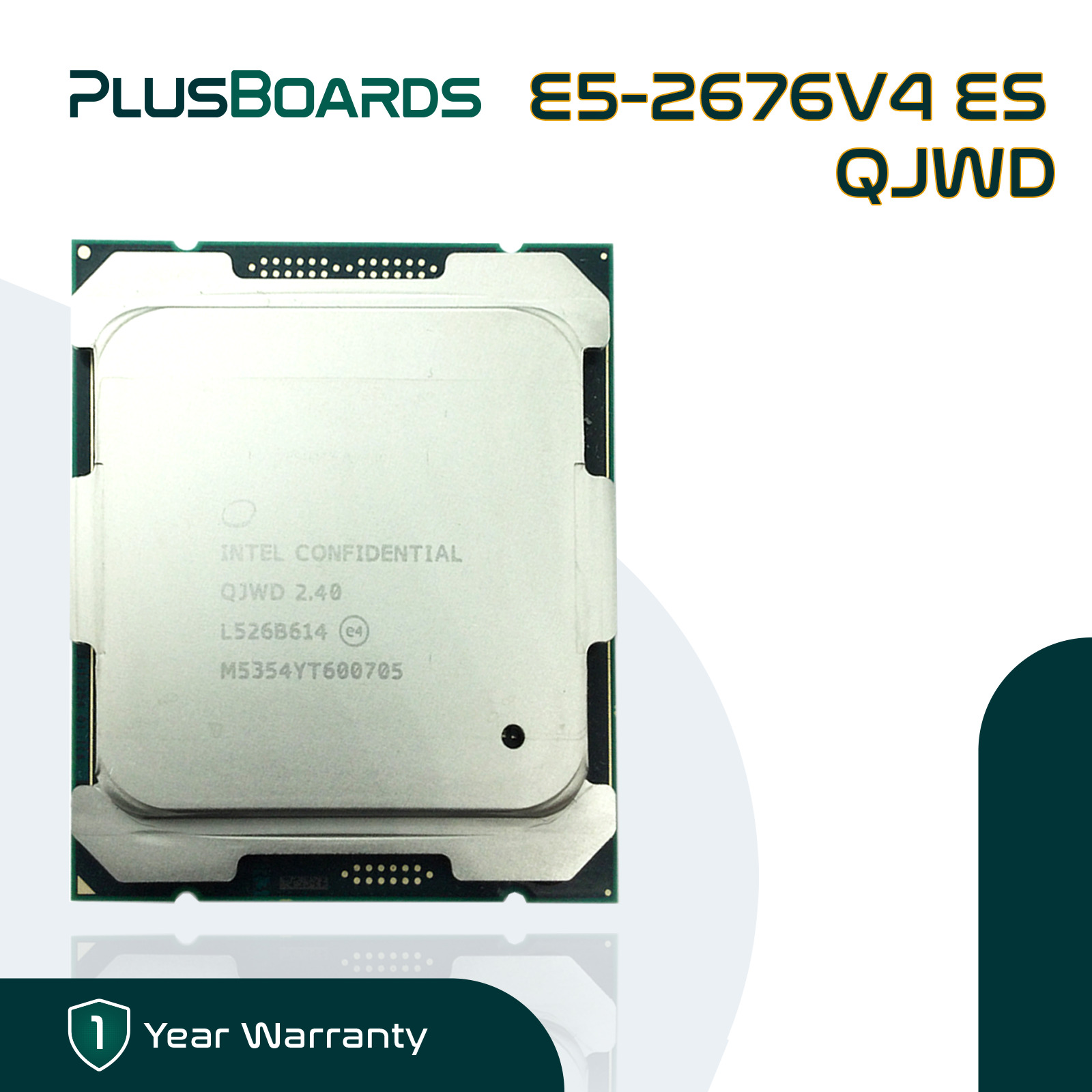 Intel E5-2676 V4 2.4GHz 16C CPU Broadwell 40MB LGA2011-3 x99 Quailty Sample QS
