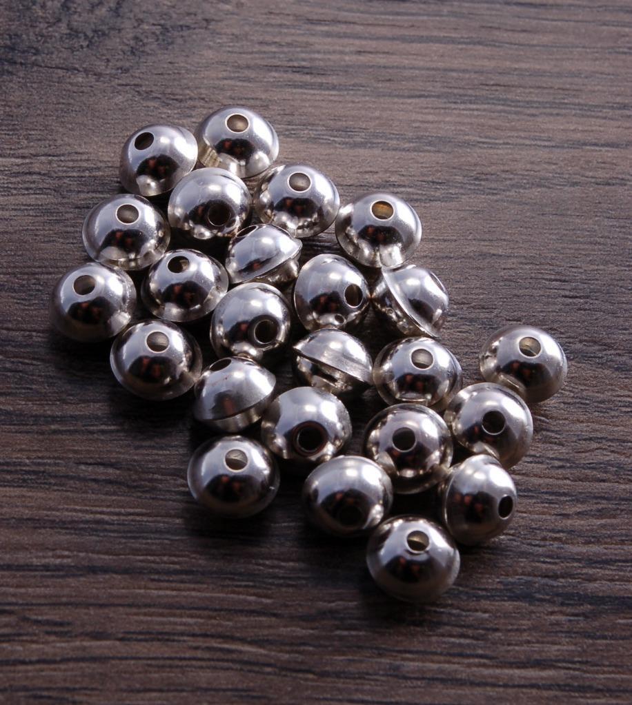 Sterling Silver Bench Made Beads 6mm (pack of 10 beads) DB2H