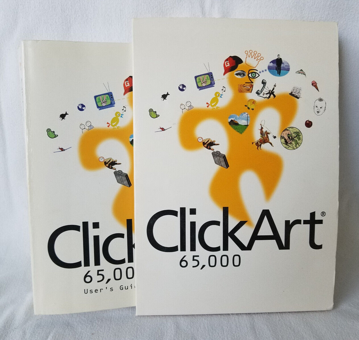 Vintage Broderbund ClickArt 65000 Image Pak Clip Art 5 CDs