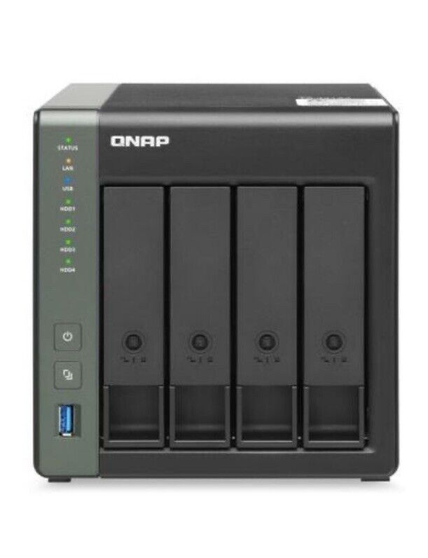 QNAP TS-431X3-4G-US 4 Bay Diskless Desktop Network Attached Storage 10Gbe