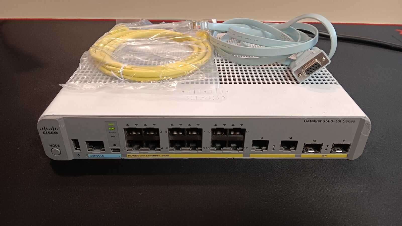 Cisco Catalyst WS-C3560CX-12PC-S 12-Port Ethernet Switch 3560-CX