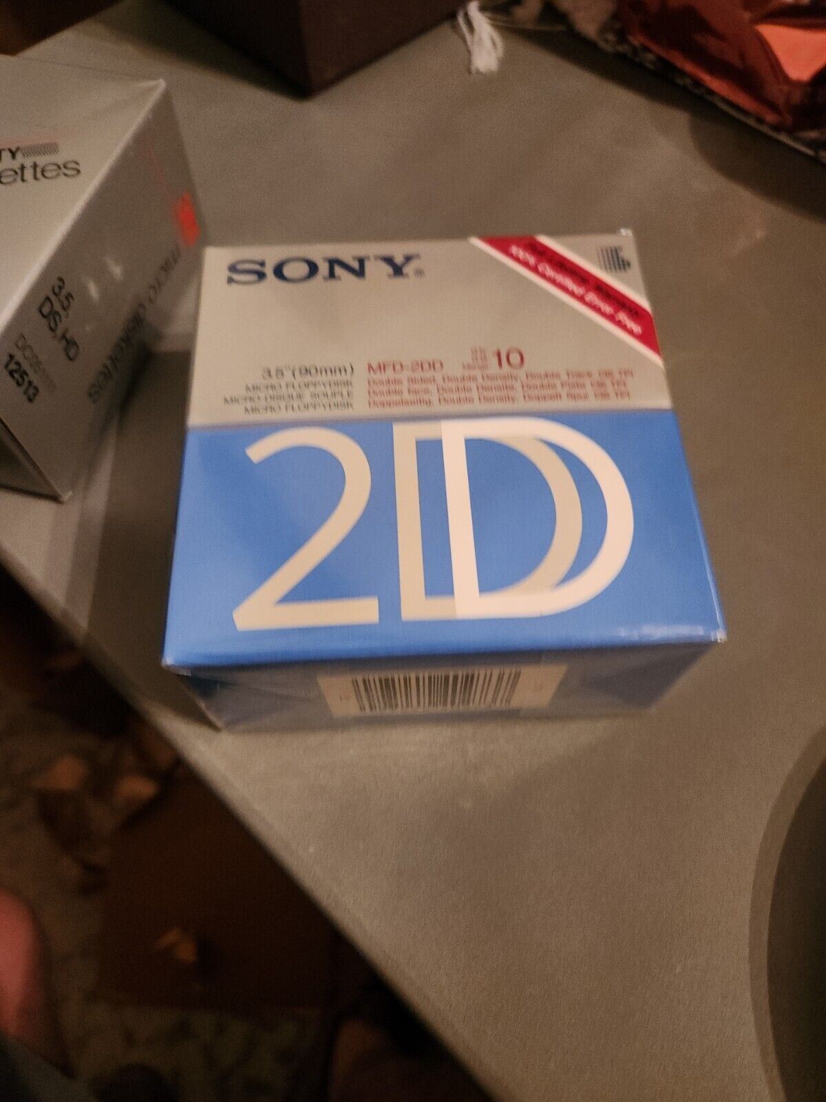 Sony MFD 2DD 3.5 Inch Micro Floppydisk Double Density 10 Pack 1MB New in Box