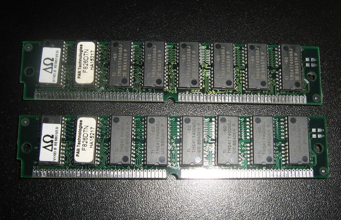 2x 16MB 4Mx32 FPM Non-Parity 72-Pin SIMM 5V 4X32 Memory 32MB Mac PC UNIX 60ns