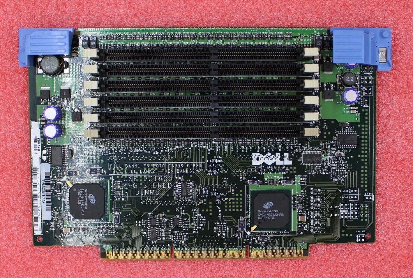 747JN - Dell PE4600 Memory Riser Board