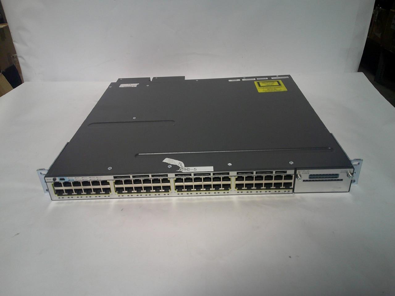 Cisco Catalyst 3750X Series WS-C3750X-48PF-S 48 Port PoE Ethernet w/ 2x PSU