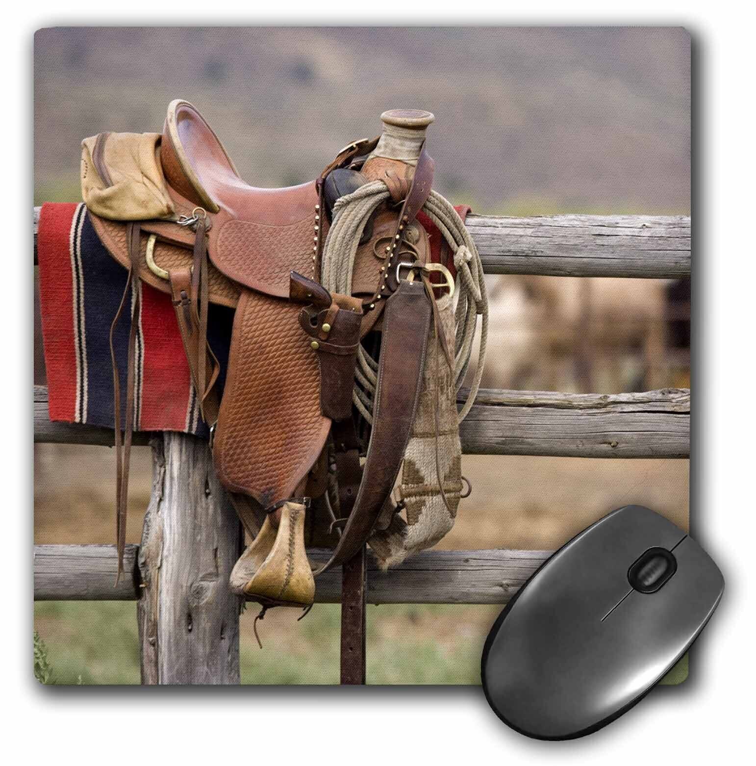 3dRose OR, Seneca, Ponderosa Ranch. Horse saddle, cowboy - US38 BJA0347 - Jaynes