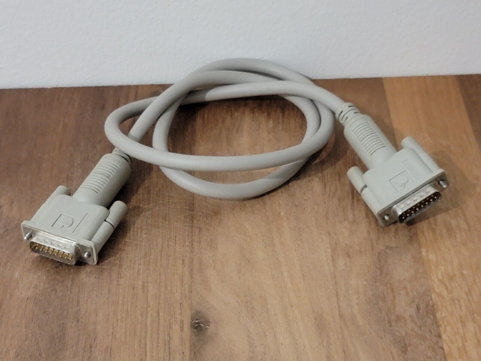 Vintage Apple Macintosh Color Display 590-0161-A Video Cable 3ft
