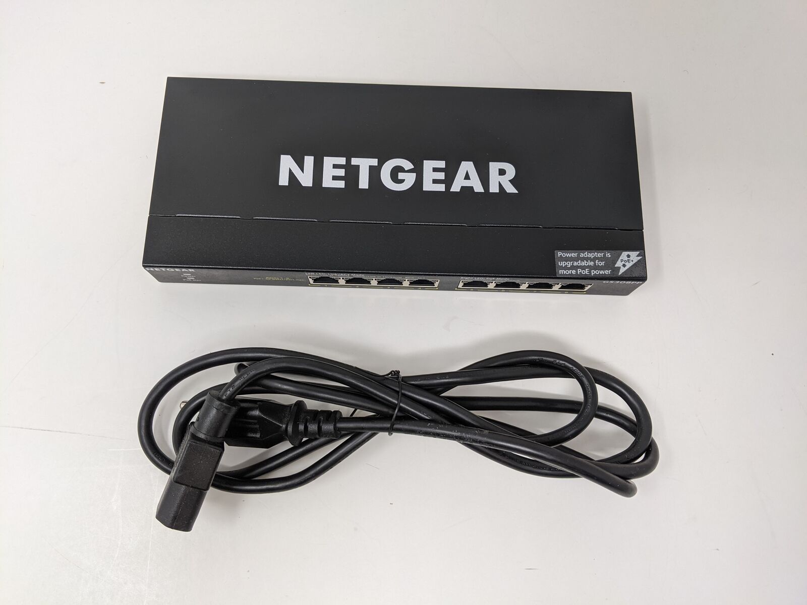  NETGEAR 8-Port Gigabit Ethernet Unmanaged PoE+ Switch (GS308PP) L5XS
