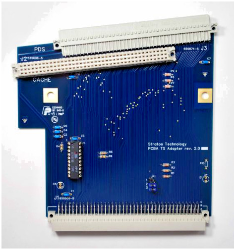 Stratos Technology PCBA TwinSpark Dual Slot PDS Adapter for Macintosh SE/30 
