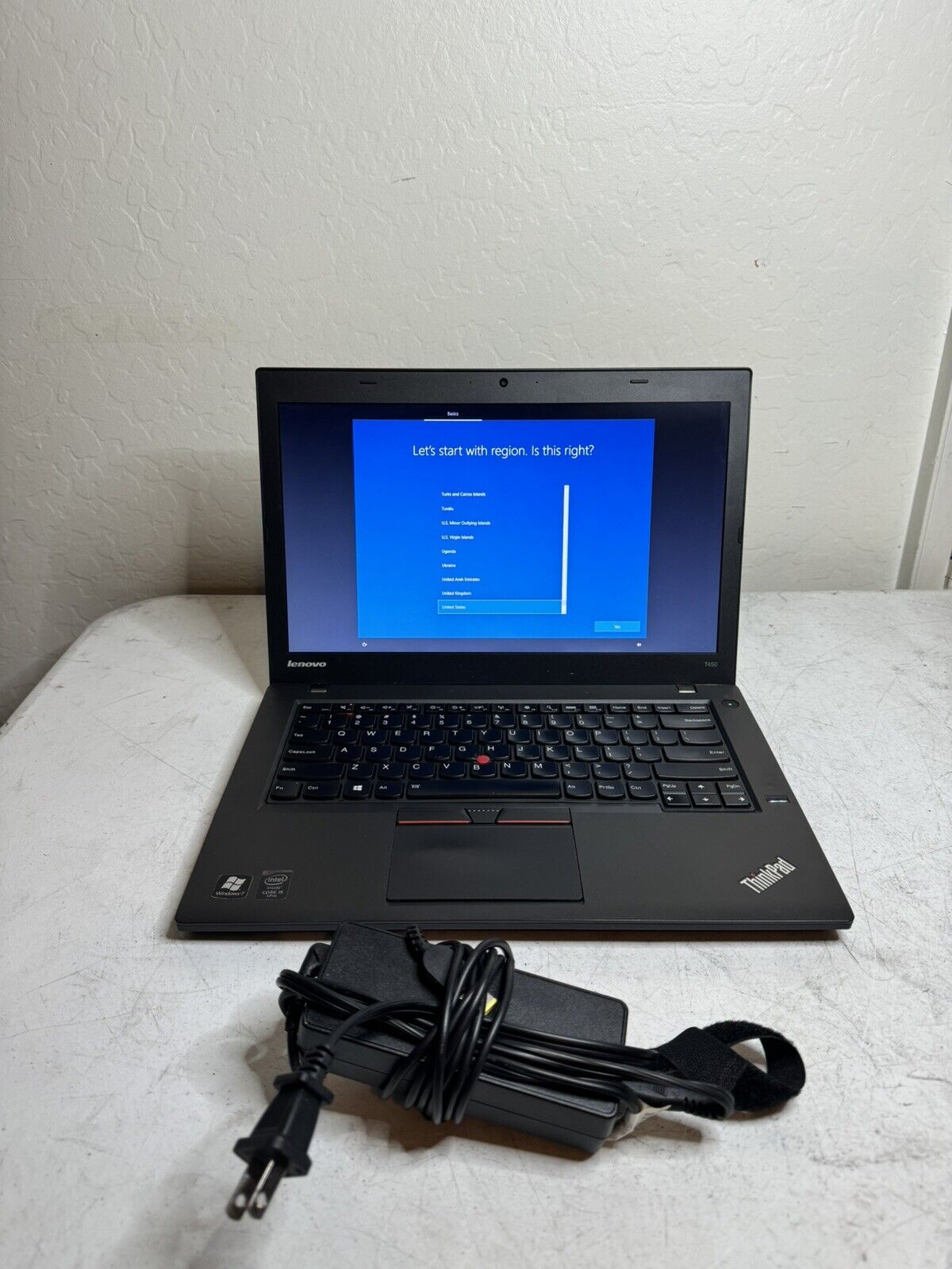Lenovo ThinkPad T450 Core i5-5300U 2.3Ghz 8GB 500GB HDD WIN10