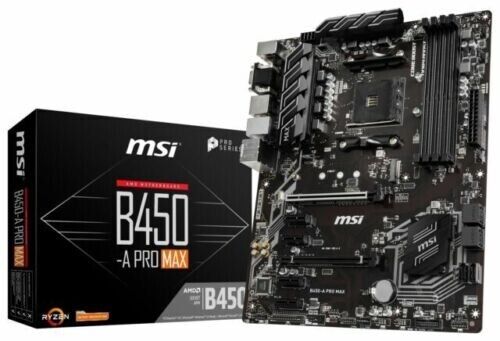 MSI B450M-A PRO MAX AMD m-ATX Motherboard