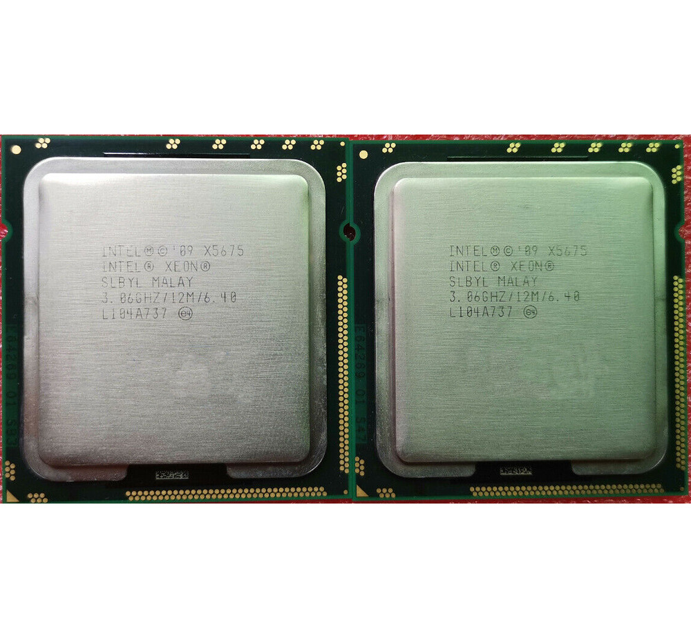 1PC Matching pair Xeon CPU Processor X5660 X5670 X5675 X5680 X5690 LGA1366