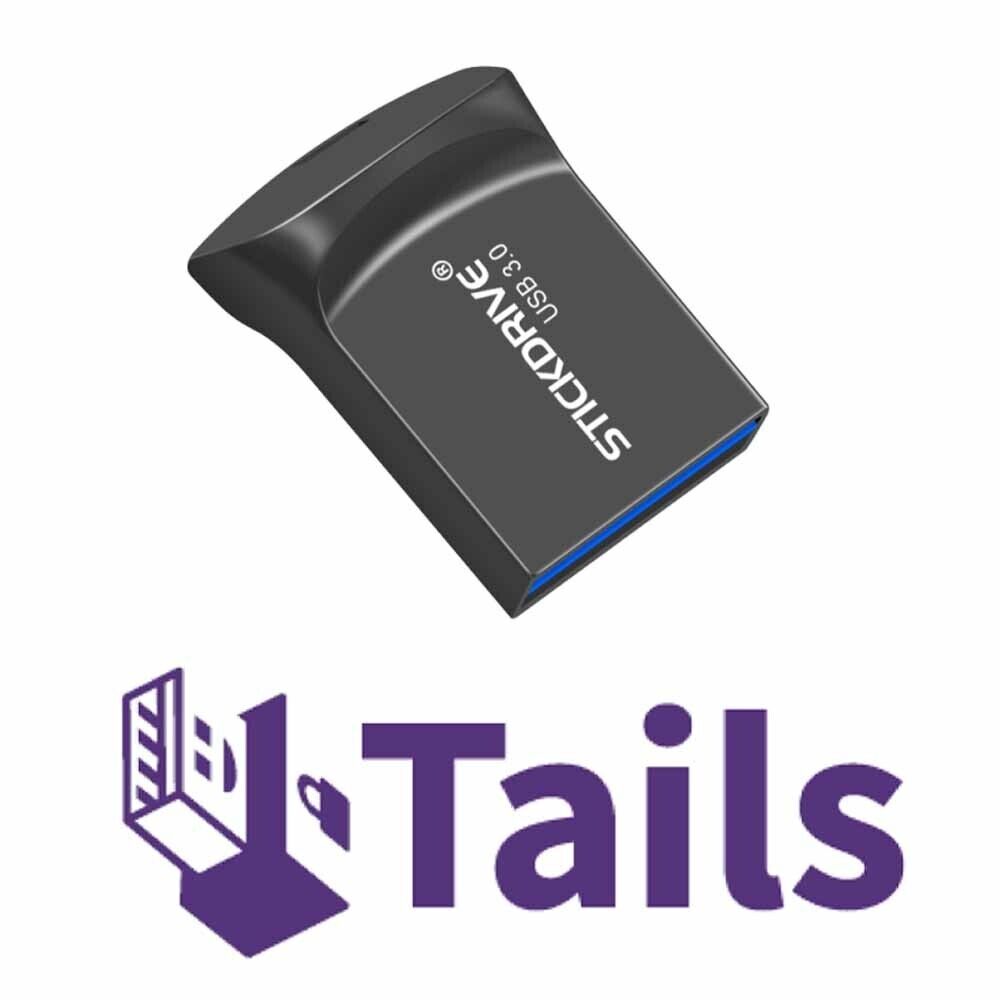 Tails Linux 6.2 - 32 Gb USB 3 Drive Safe Fast Secure Anonymous Live Boot OS