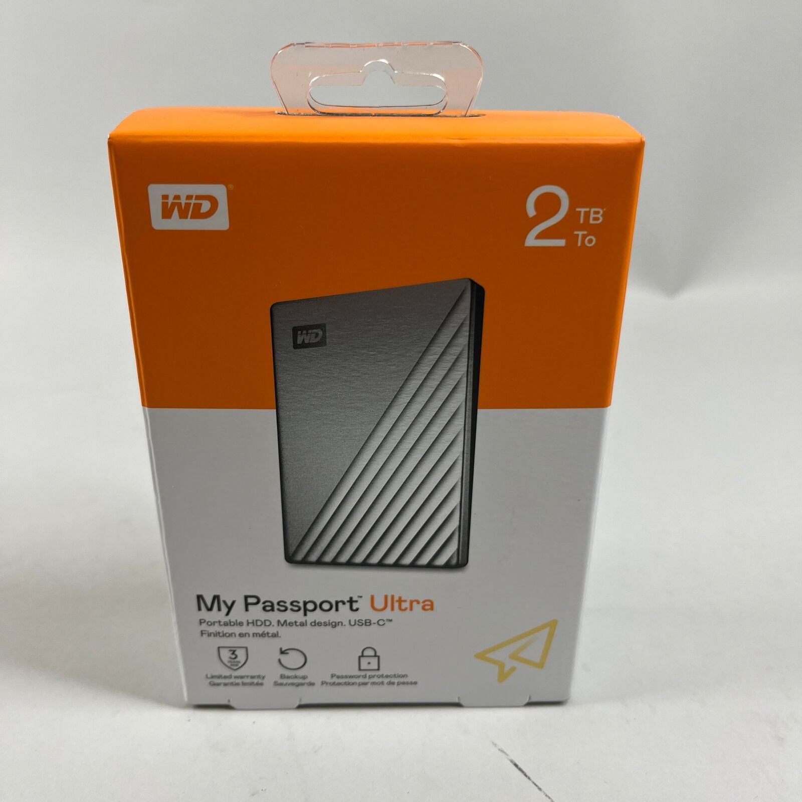 New WD My Passport Ultra 2TB External USB 3.0 Portable Hard Drive