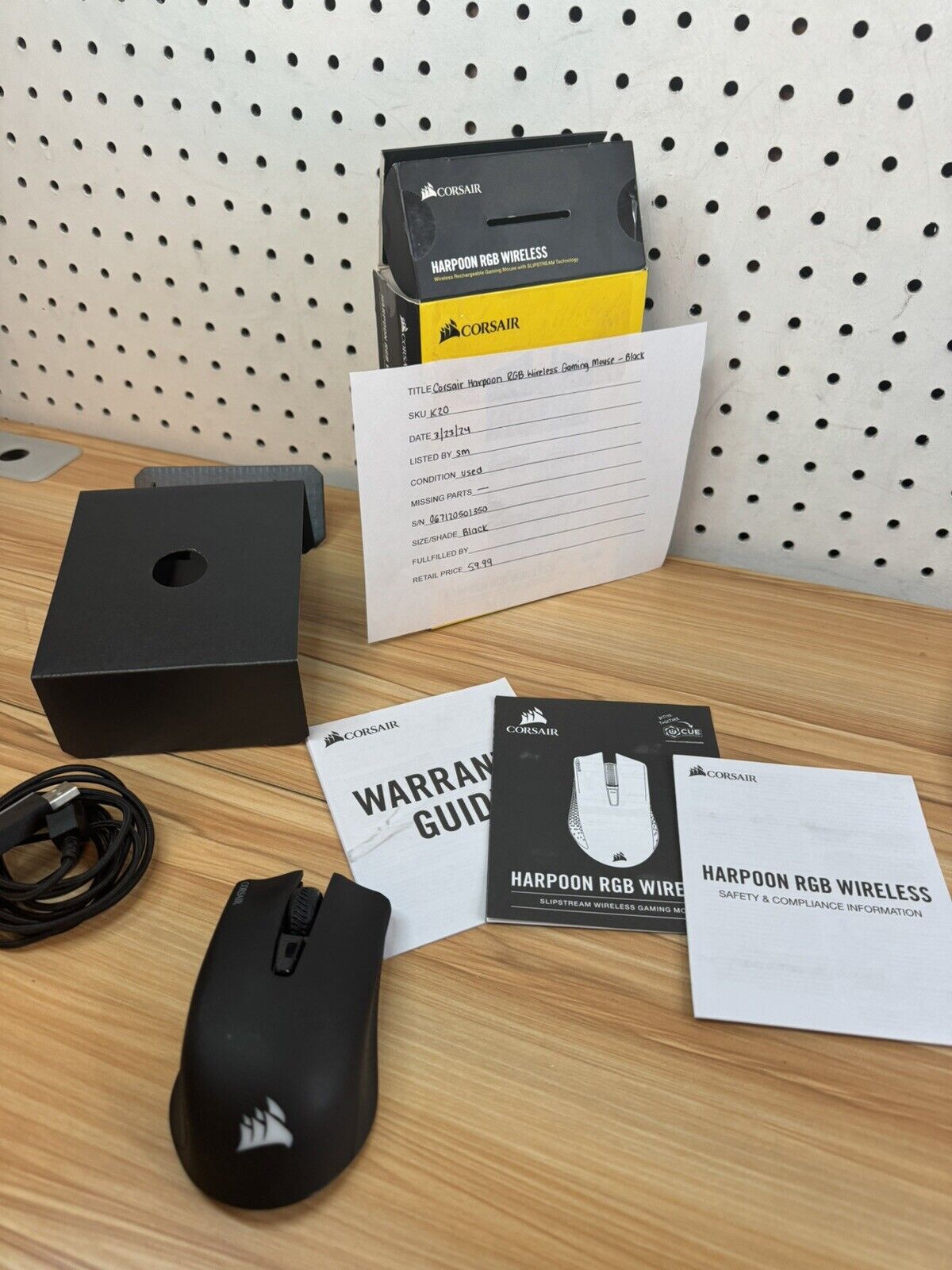 Corsair Harpoon RGB Wireless Gaming Mouse - Black
