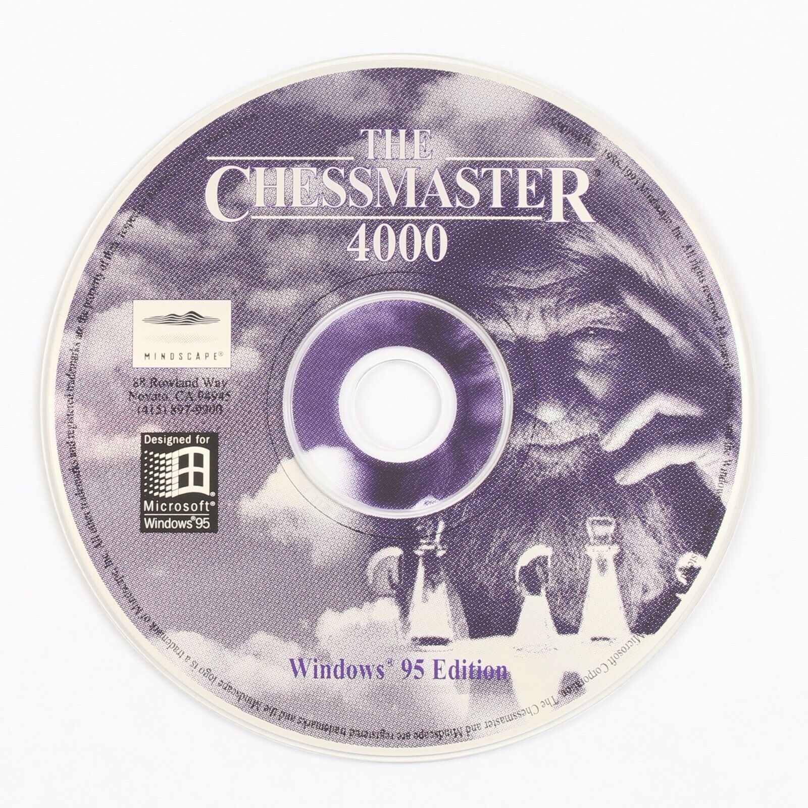 The Chessmaster 4000 PC CD-ROM game for Older Windows 95 PCs *DISC ONLY*