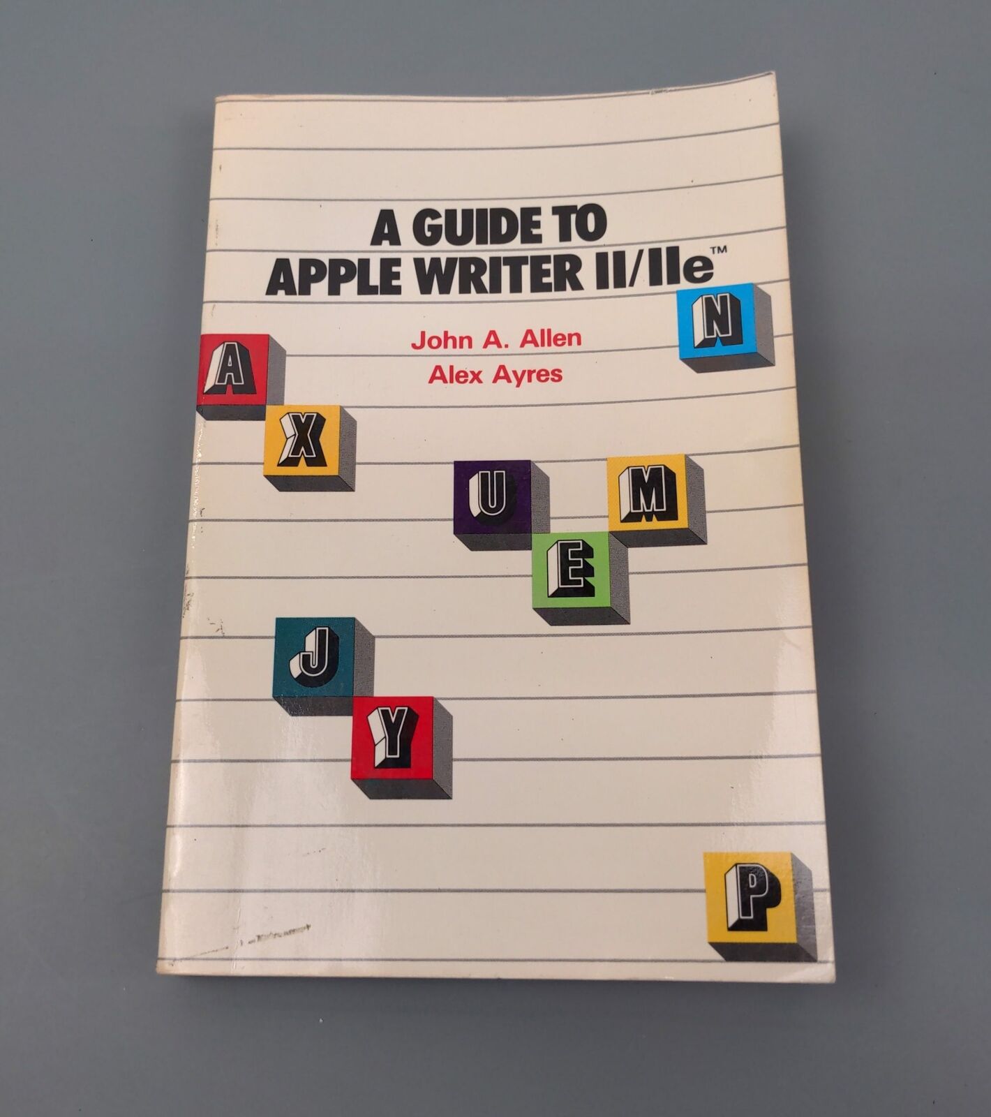 Apple II Book ~ A Guide to Apple Writer for II / lle ~ Reston