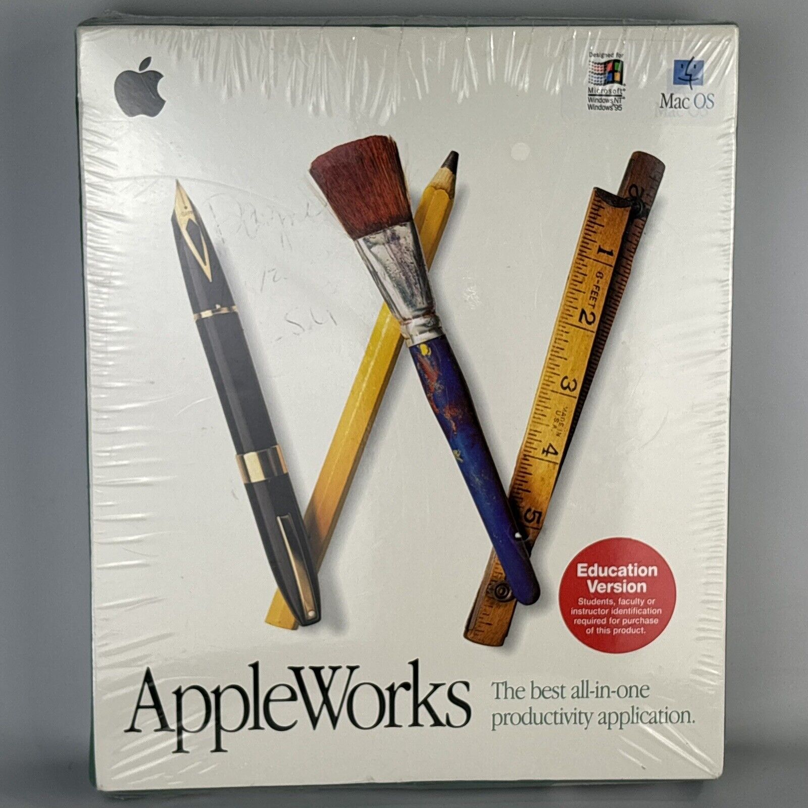 Apple Getting Started with AppleWorks 5 Macintosh OS Apple: SEALED 1998