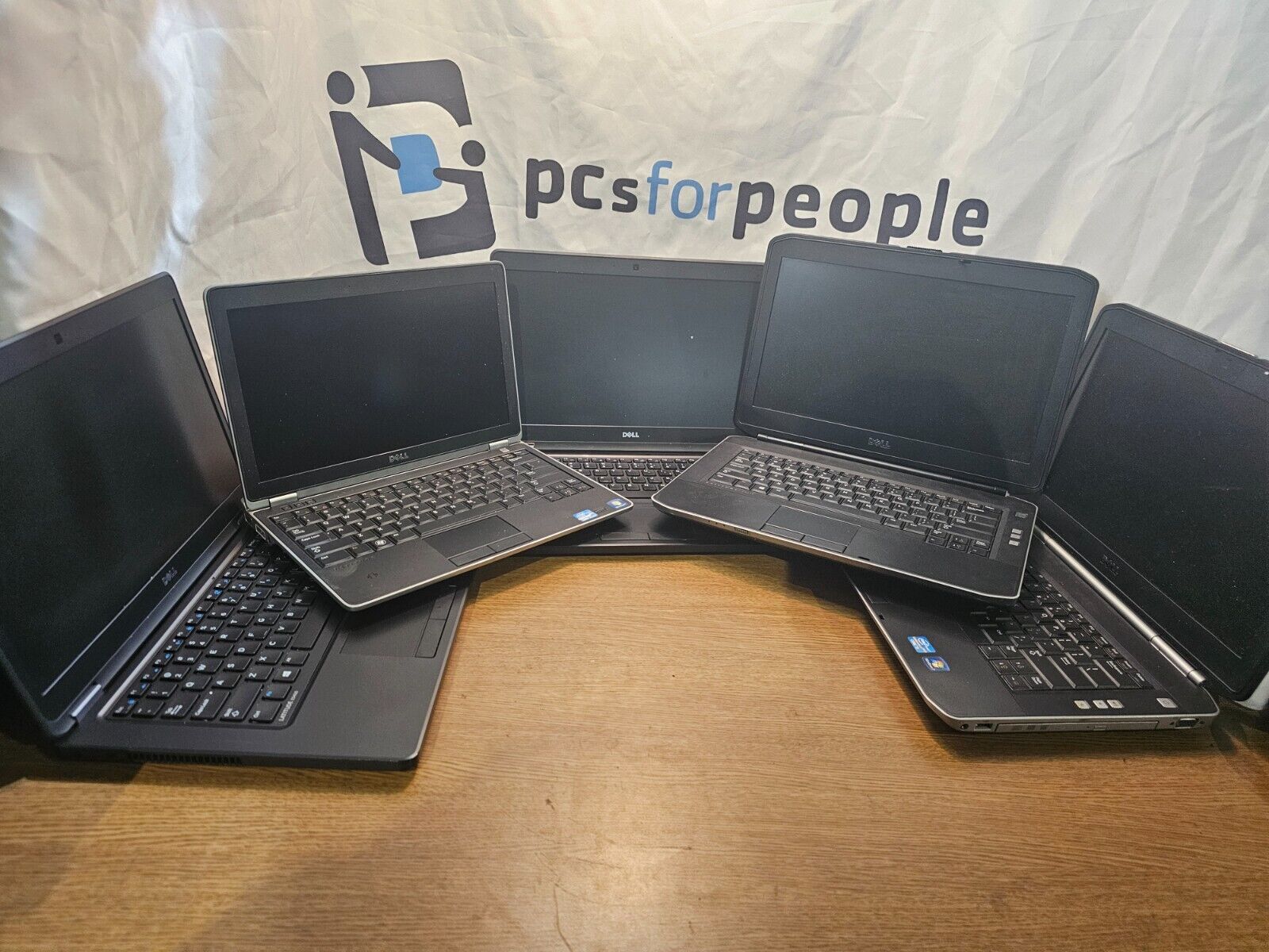 Lot of 5 Mixed Dell Laptops for Parts or Repair