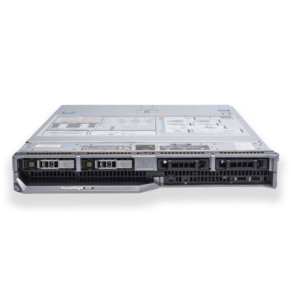 Dell PowerEdge M830 Server 4x E5-4667v4 2.2GHz 18C 64GB 2x 300GB 15K H730
