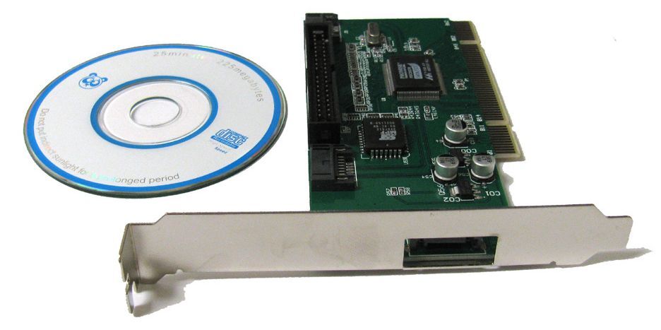 PCI 3 Port SATA +1 IDE Controller RAID Card Adapter
