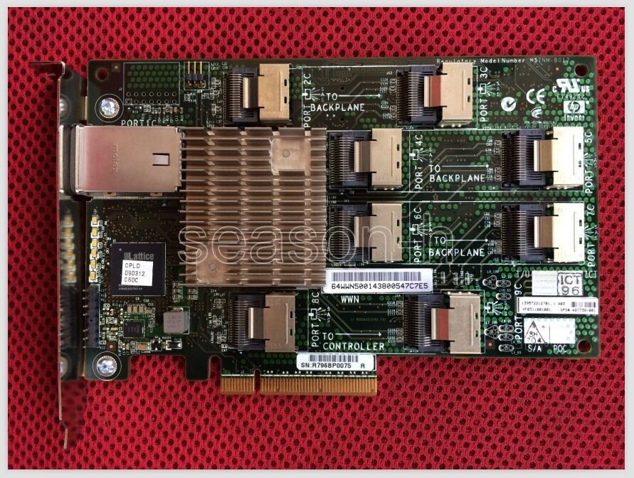  HP  SAS Expander Card 24-Port SAS PCI-E Expander Board 468405-001