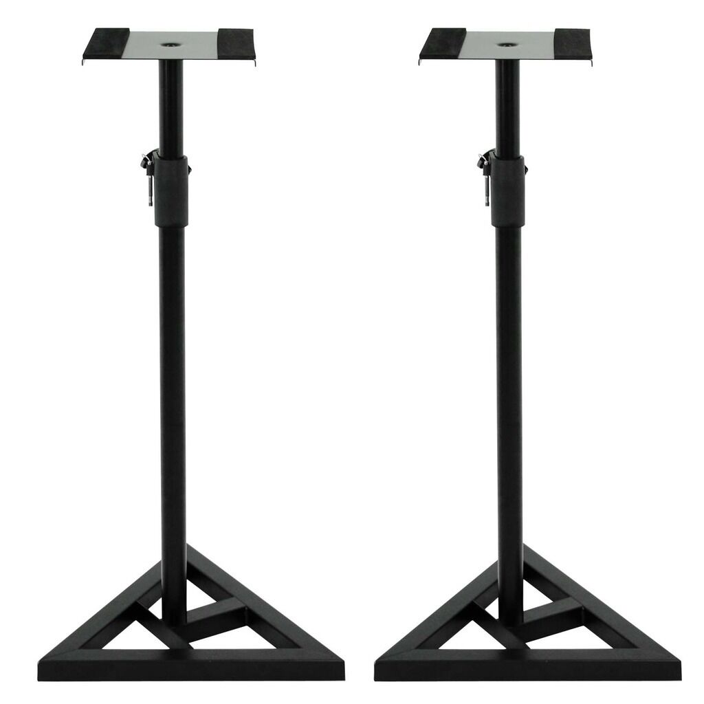 Studio Monitor Speaker Stand Height Adjustable Concert Band Heavy Duty 1 Pair