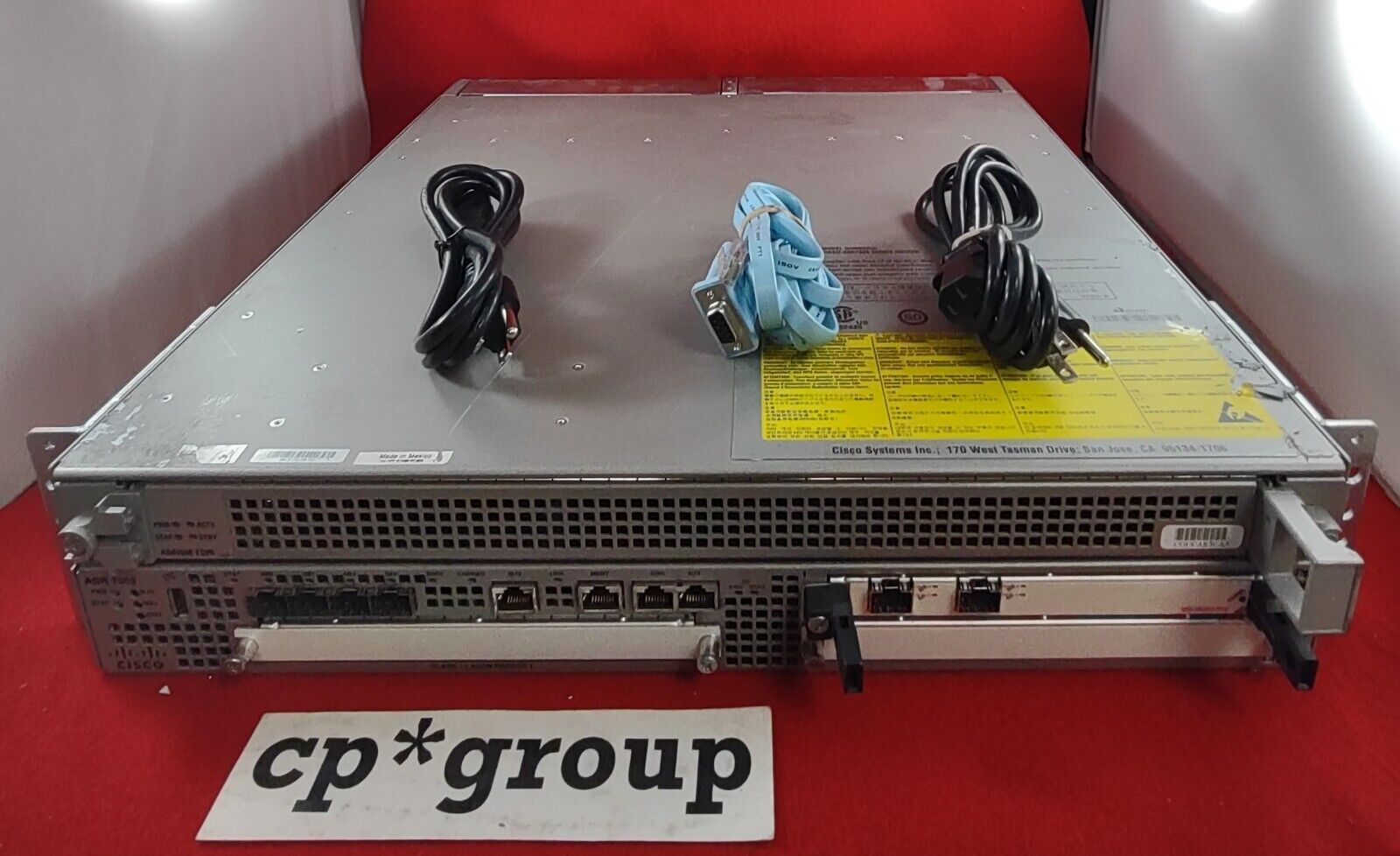 Cisco 1002 4-Port SFP GbE Aggregation Services Router w/2x Modules & PSU ASR1002