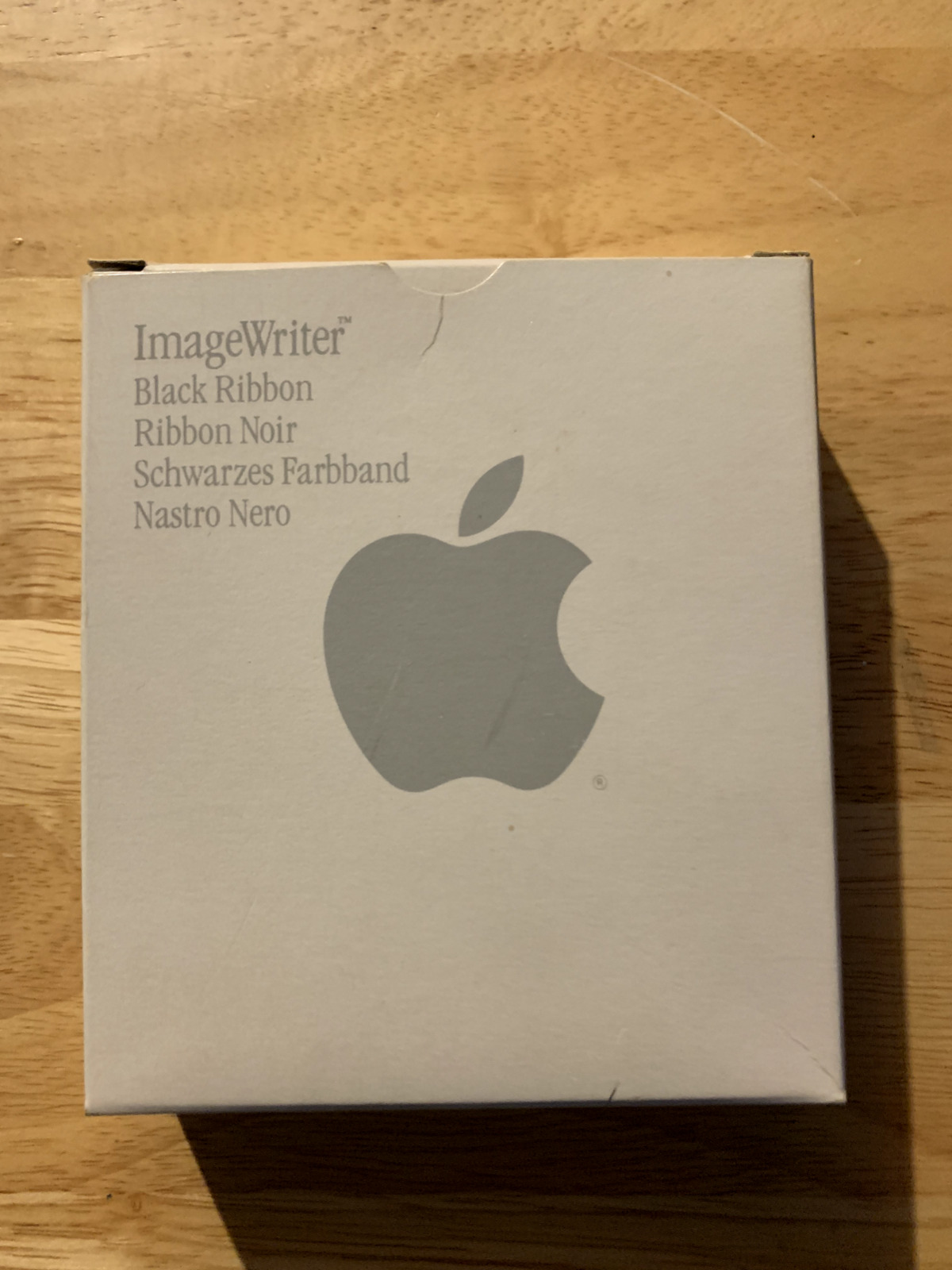 Apple ImageWriter Black Ribbon in Original Apple OEM Retail Box P/N 942-0786-A