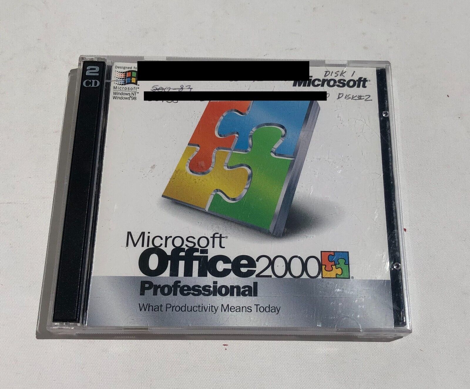 Microsoft Office 2000 Professional 2 Disc Upgrade Windows