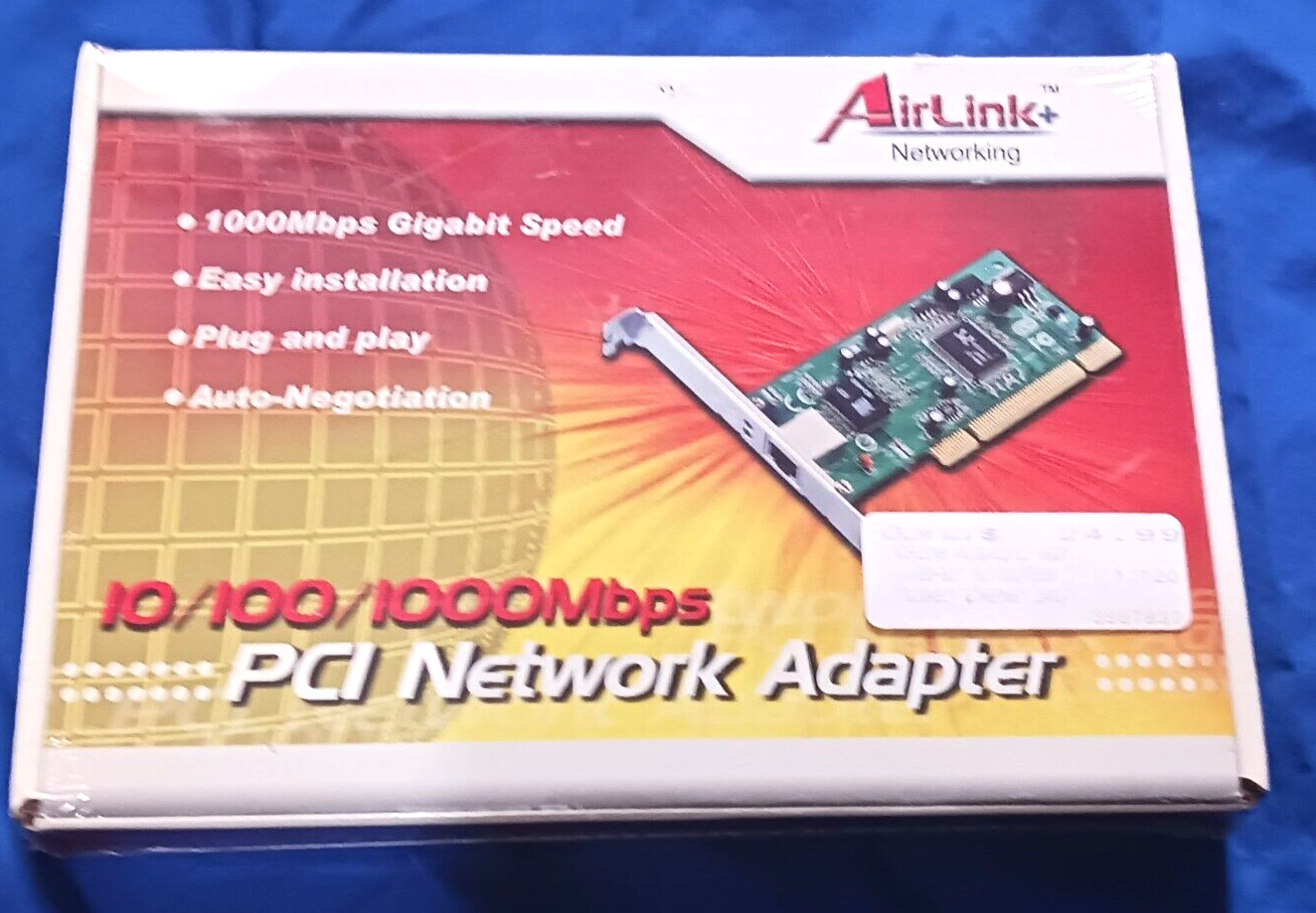 PC PCI 1000 Mbps Gigabit Network Adapter Card, 10/100/1000 Mbps