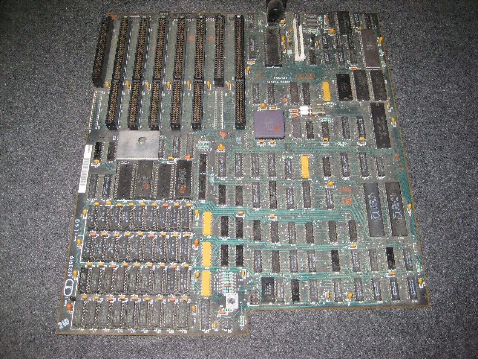 Original IBM 5170 AT Computer Motherboard, 256/512K 1st Version 6MHz