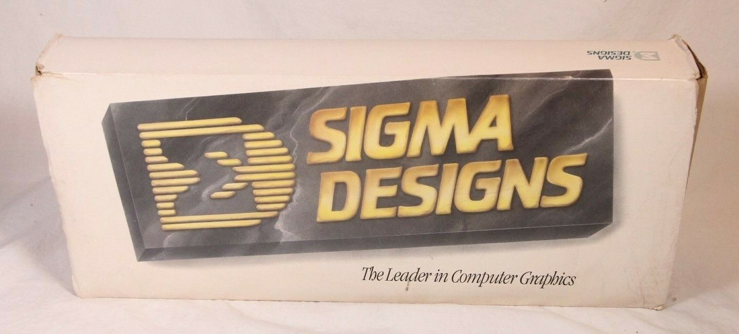Rare Sigma Designs Pageview Monitor Video Board 16-bit ISA PC Complete in Box