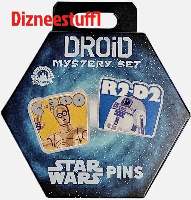 2024 Disney Parks Star Wars Droid Series Mystery Box Set of 2 Pins Sealed Box