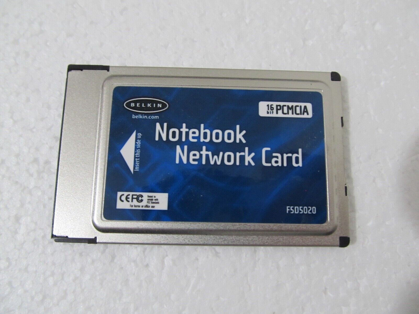 Belkin F5D5020 16 Bit PCMCIA Notebook Network Card NIC - NO CABLE DONGLE
