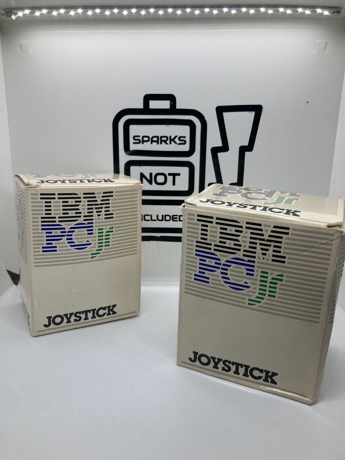 IBM PCjr Proprietary Joystick [2x] (With Boxes, Not Sealed)